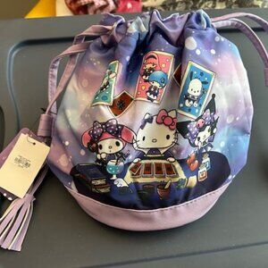 Sanrio Hello Kitty And Friends Tarot Magic Card Drawstring Makeup Bag